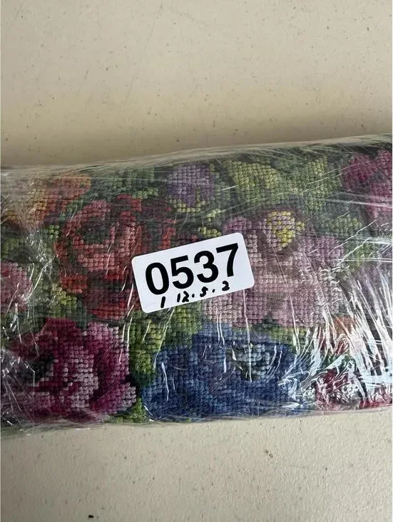 Trades of Hope Floral Needlepoint Leather Crossbody Bag Boho Artisan - Picture 8 of 8